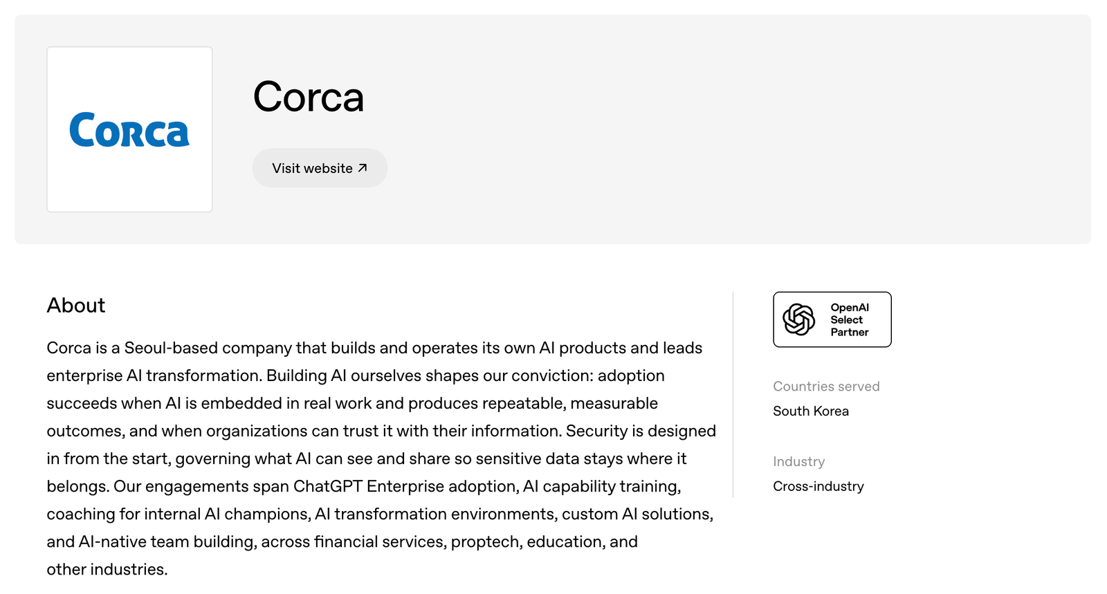 https://openai.com/business/partners/corca/
